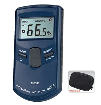 Цифровой измеритель влажности древесины Измеритель влажности древесины Детектор влажности Тестер Бумаги измеритель влажности анализатор влажности стен MD918 4 ~ 80%