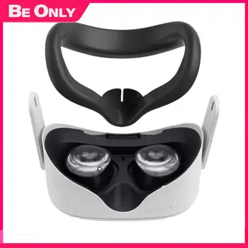 Черная Непромокаемая Защитная маска, 1 шт. Силиконовая подушка для лица, Водонепроницаемая накладка для глаз, Подушка для Oculus Quest 2, Силиконовая накладка для глаз