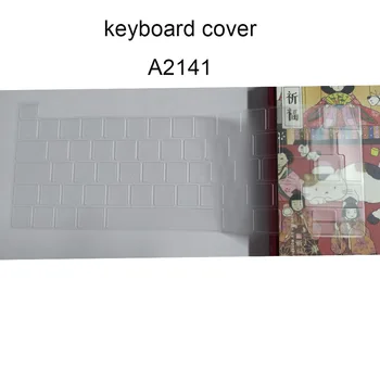 Чехлы для клавиатуры новые для MacBook Pro 16 A2141 A 2141 Чехол для клавиатуры ноутбука Прозрачный защитный силиконовый, непромокаемый, можно стирать