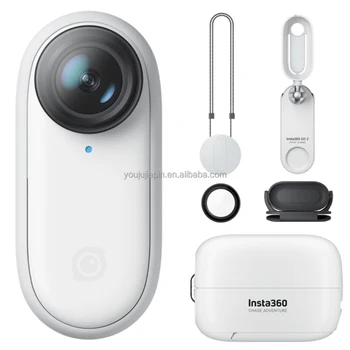 Экшн-видеокамера Insta360 GO 2 Thumb Anti-shake 8GB Smart AI Широкоугольное Водонепроницаемое Портативное Носимое устройство 18,3 г В наличии