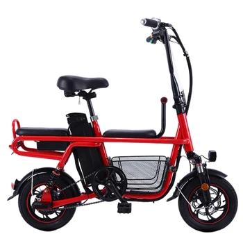Электрический Велосипед для взрослых 48 В, Двухколесный Скутер, Мини-автомобиль с литиевым аккумулятором Большой емкости, транспортное средство для родителей и детей