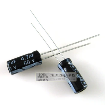 Электролитический конденсатор 4,7 МКФ, конденсатор 50 В